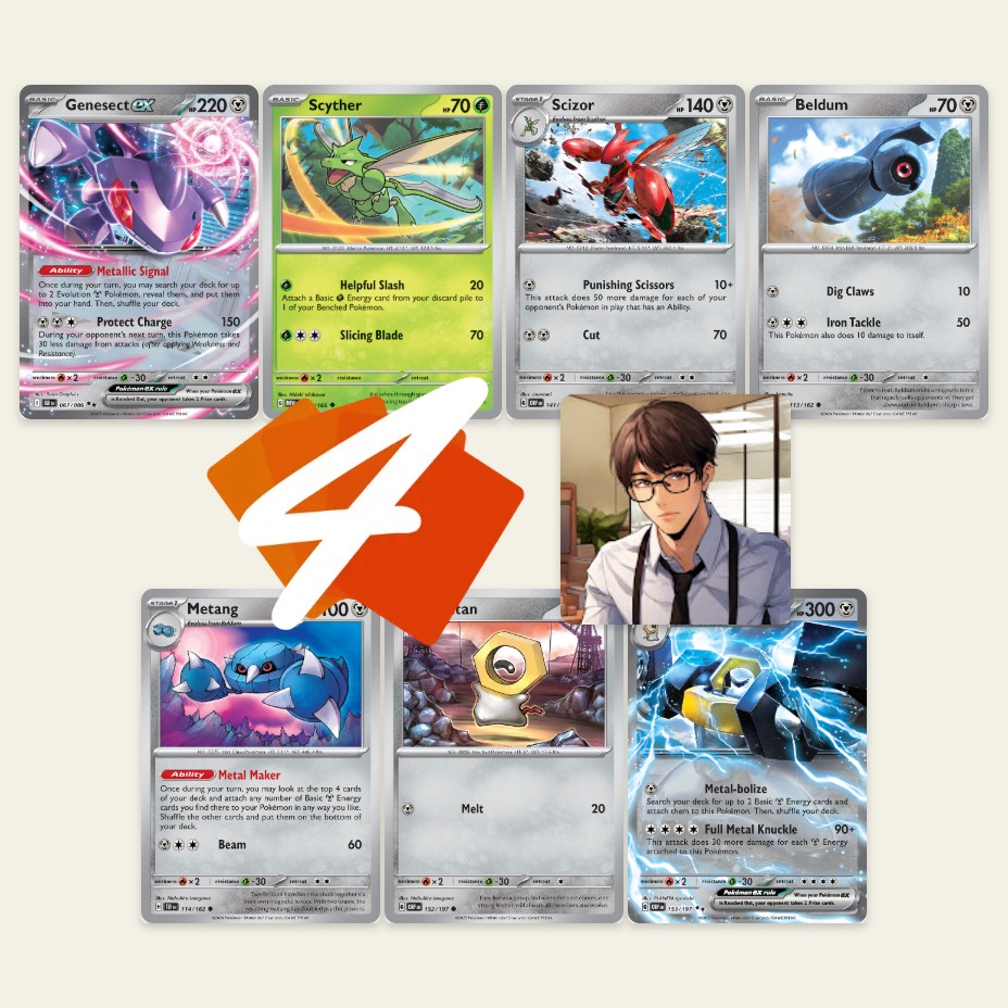 [PTCG Live] Metal Energy! Melmetal/Genesect Decklist + Gameplay